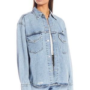 Ymi oversized denim shacket
